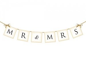 Mr and Mrs Banner Hochzeit