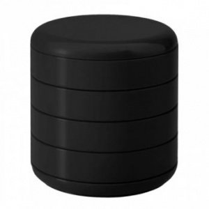 MULTIPLOR Behälter schwarz mit Drehfäche