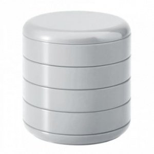 MULTIPLOR Behälter weiss mit Drehfächer 