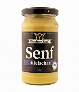 Münchner Kindl Ökostern Bio-Senf mittels
