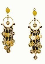 Münz-Ohrringe Orient gold