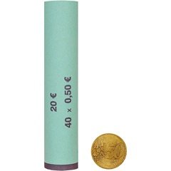 Münzhülsen 50 Cent (80er Pack)