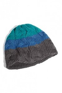 Mütze aus doppeltem Grobstrick