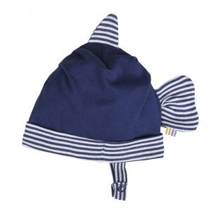 Mütze mit "Fisch" weiss/ma