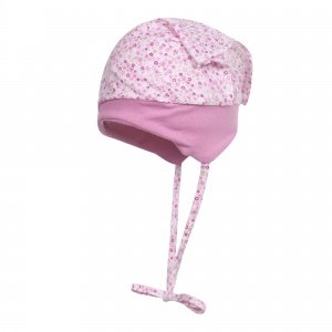 Mütze mit Kopftuch2023 pink