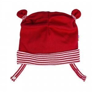 Mütze mit "Ohren" weiss/ro