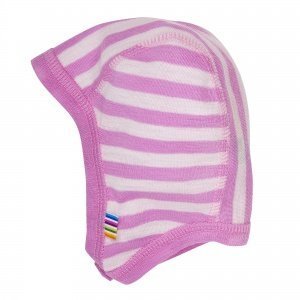 Mütze weiss/pink