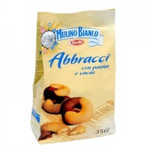 Mulino Bianco Abbracci Kekse mit Sahne u