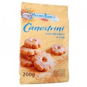 Mulino Bianco Canestrini Puderzucker Kek