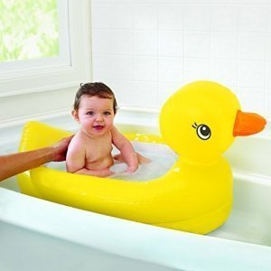 Munchkin White Hot Aufblasbare Enten-Badewanne