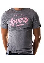 Munich Lovers Oktoberfest T-Shirt grau-rosa