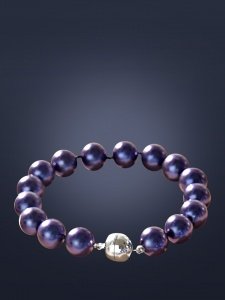 Muschelkernperlen- Armband oder Collier