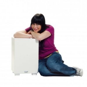 Musik-Loungehocker weiß