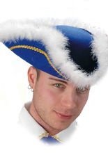 Musketier Dreispitz blau