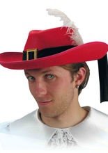 Musketier Hut rot