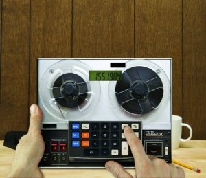 Mustard Retro Taschenrechner Mousepad