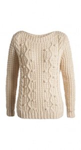 Musterstrick-Pulli aus Woll-Mix