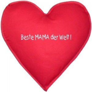 Kuschelkissen in Herzform