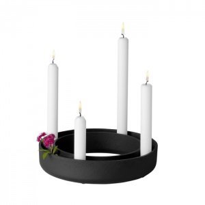 Muuto Gloria Kerzenständer Schwarz