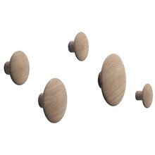 Muuto - Wandhaken "The Dots" 5er Set, na