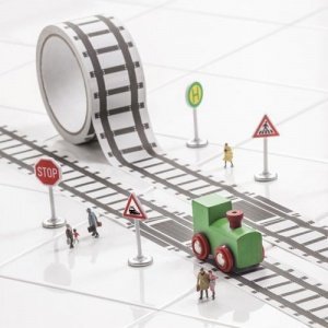 MY FIRST TRAIN Ablösbares Klebeband