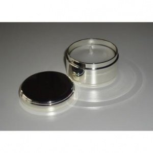 My light Teelichthalter schwarz-silber v