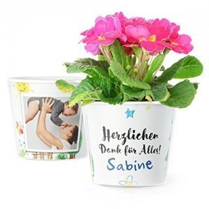 MyFacepot Blumentopf Danke