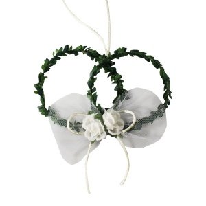 Myrtenschmuck Verschlungene Ringe, klein