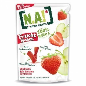 [N.A!] Nature Addicts Frucht Snack Erdbe