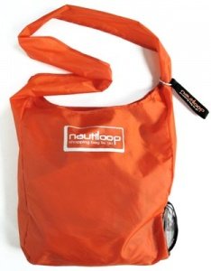 _ NAUTILOOP shopping bag to go - ORANGE 