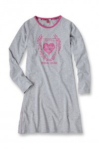 Nachthemd aus Baumwoll-Mix