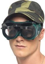 Nachtsichtgerät Attrappe Brille grün-sch