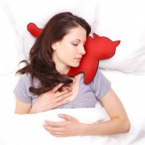 Nackenkissen Katze Feline rot