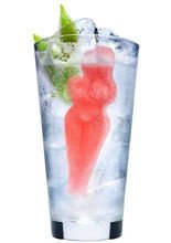 Nackte Frau Eiswürfel Form