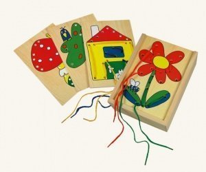 Nähbox Spielzeug aus Holz