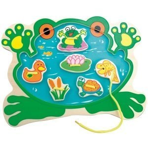 Nähfrosch schönes Holzspielzeug