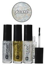 Nagellack Glitter multicolor