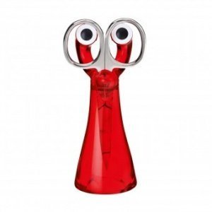 Nagelschere Mini-Edward transparent rot