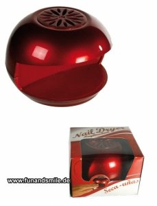 Nageltrockner in modernem Rot