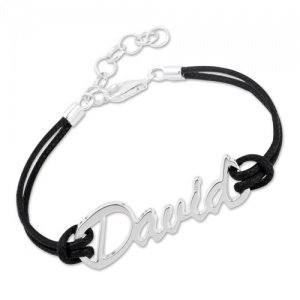 Namensarmband Silber