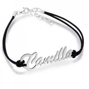 Namensarmband Silber oder vergoldet