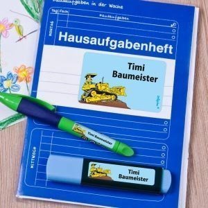 Namensaufkleber *Bulldozer* (Motiv 160)