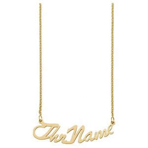 Namenskette 333er Gelbgold