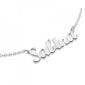Namenskette Silber
