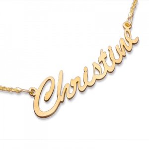 Namenskette Silber & Gold