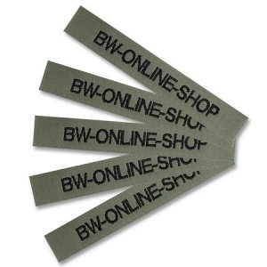 Namensstreifen Stick auf Klett 5er-Satz 