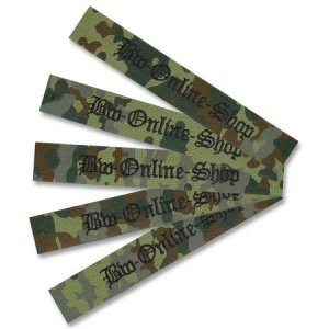 Namensstreifen mit Klett 5er-Satz fleckt