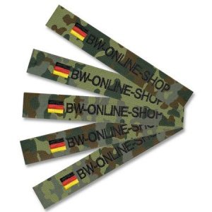 Namensstreifen mit Klett 5er-Satz fleckt