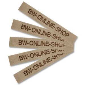 Namensstreifen mit Klett 5er-Satz khaki 
