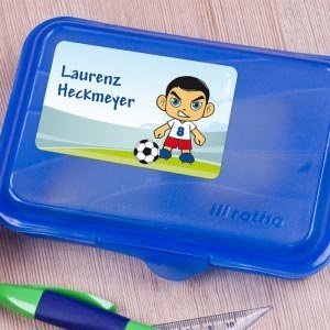 Namensticker *Fußball* im Manga-Stil